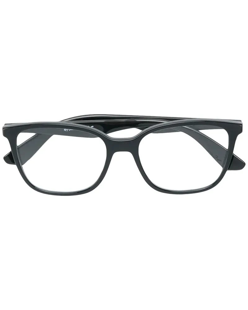 Ray Ban square framed glasses - Schwarz Schwarz