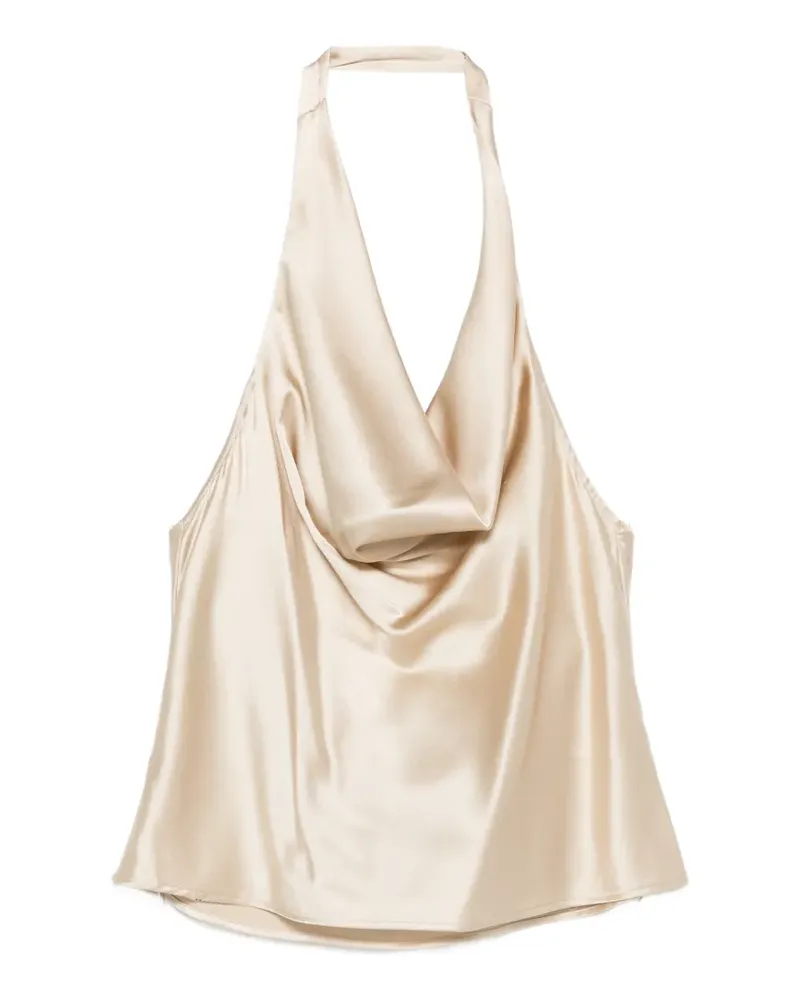 EB Denim Cassia halterneck blouse - Nude Nude