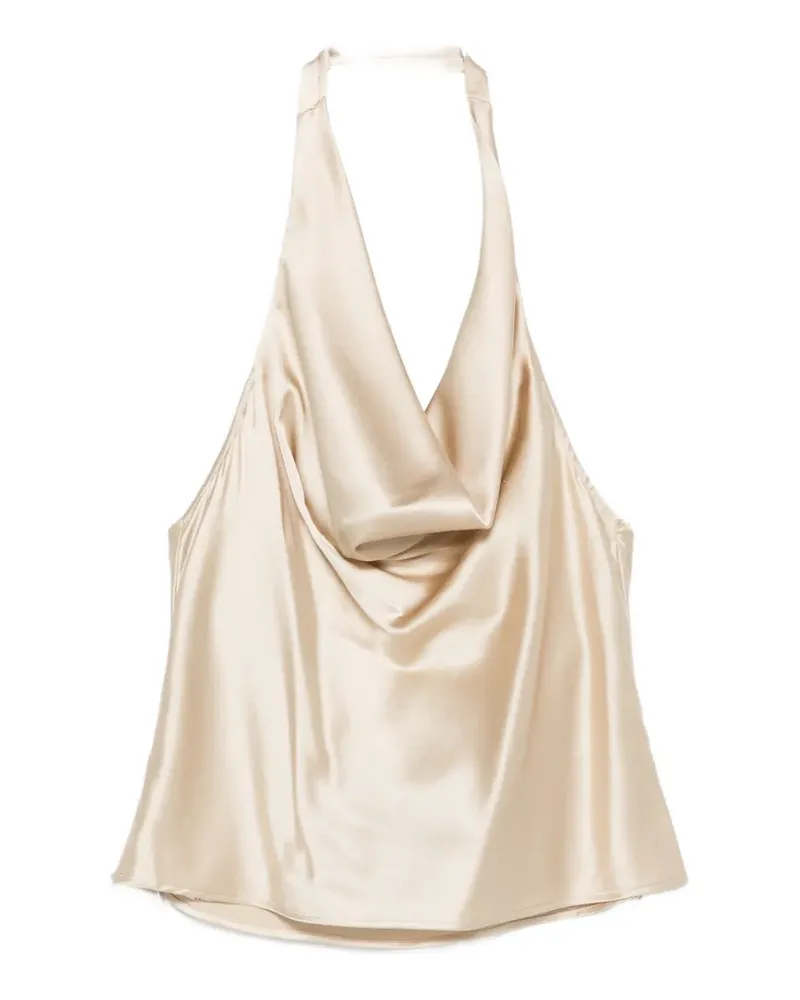 EB Denim Cassia halterneck blouse - Nude Nude