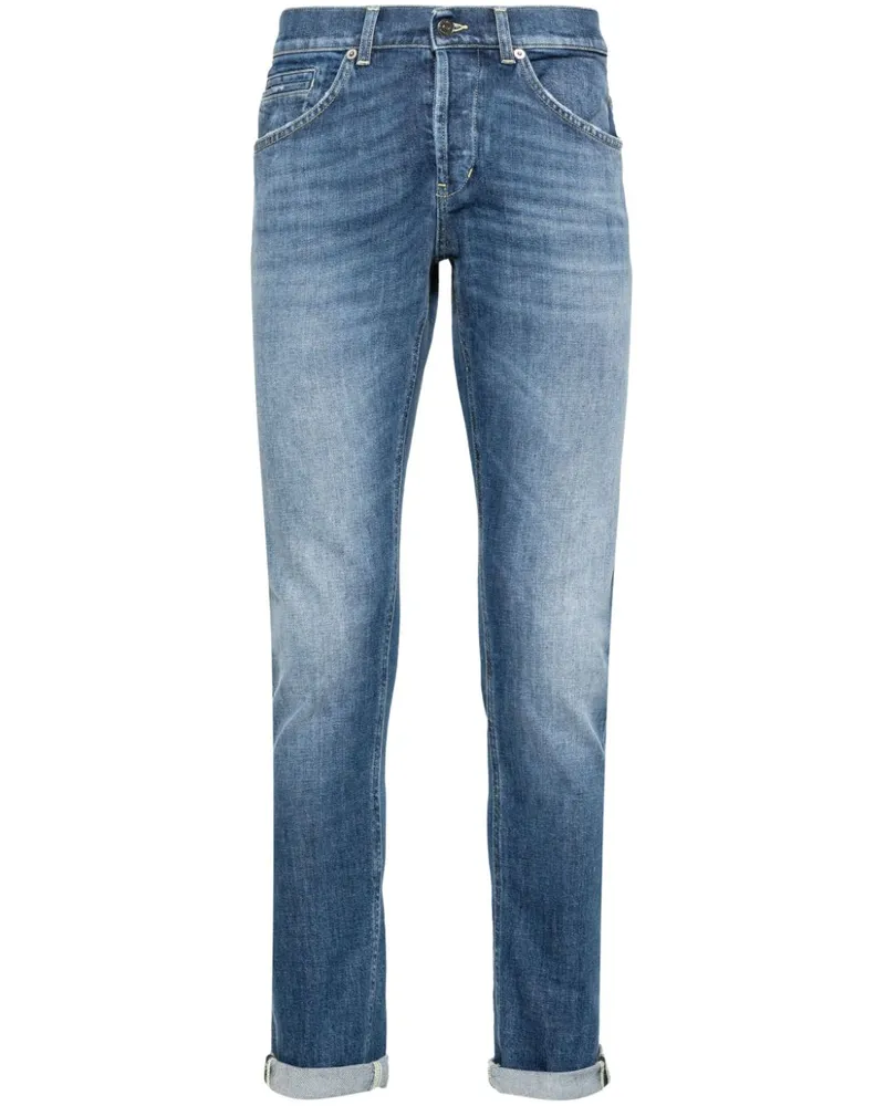Dondup Halbhohe George Tapered-Jeans - Blau Blau