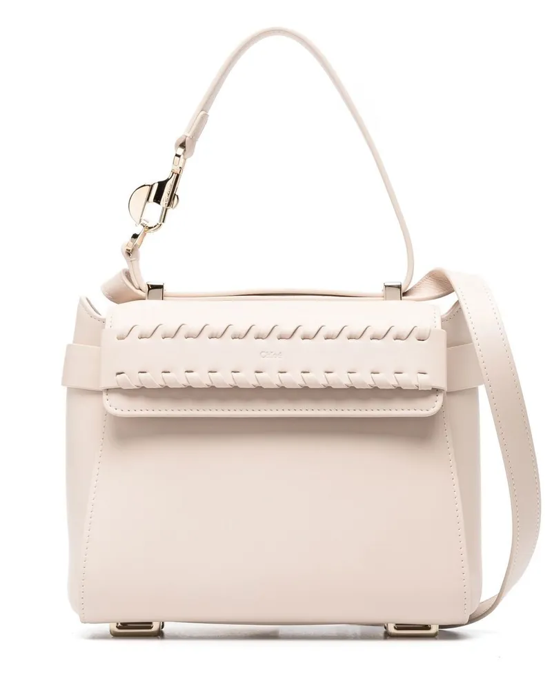 Chloé Shopper mit Logo-Prägung - Nude Nude