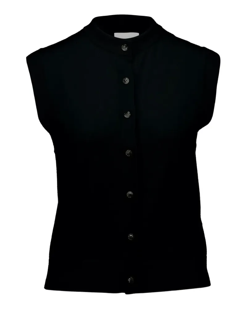 ALLUDE button knitted vest - Schwarz Schwarz