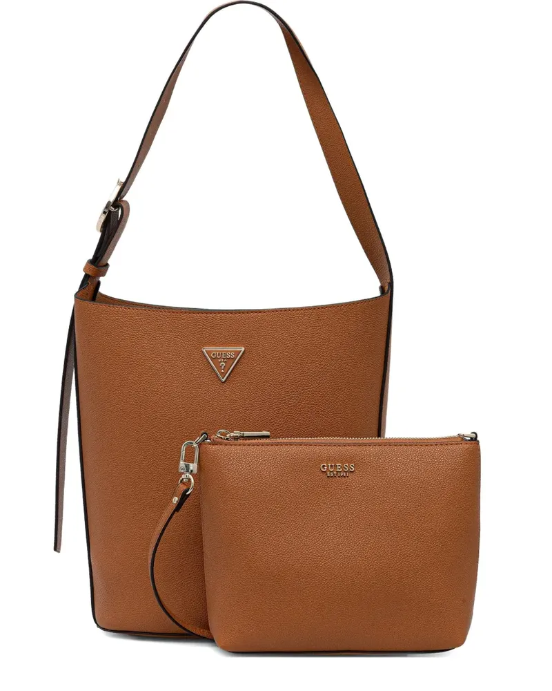 Guess Meridian II Schultertasche - Braun Braun
