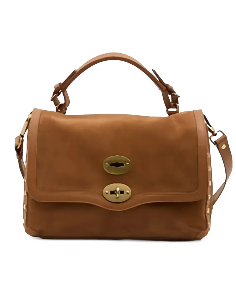Zanellato Postina' Schultertasche - Braun Braun