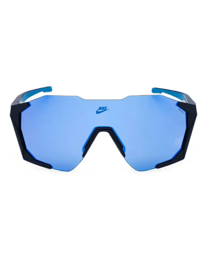 Nike Charged shield-frame sunglasses - Blau Blau