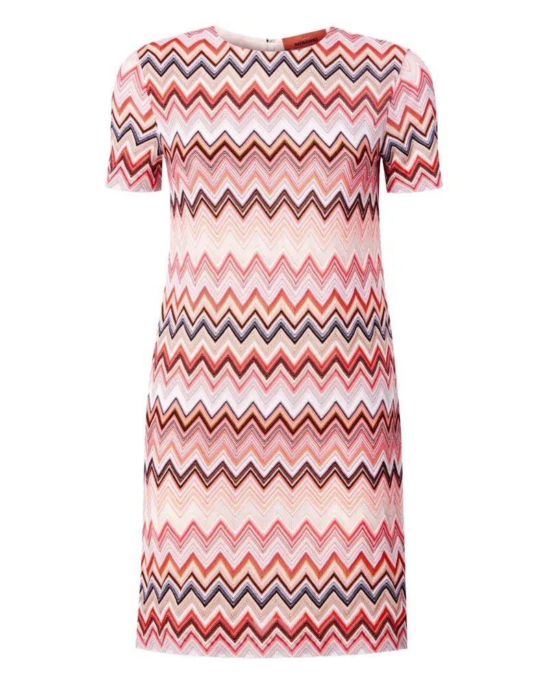 Missoni Kleid mit Zickzackmuster - Rosa Rosa