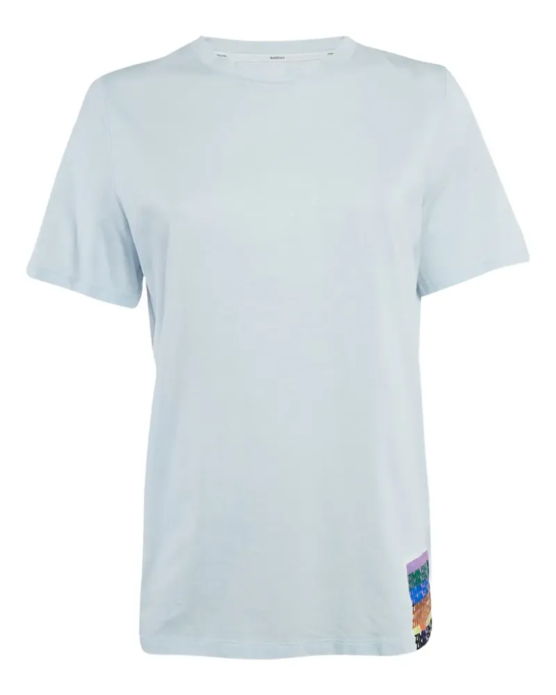 Zimmermann T-Shirt mit Logo-Print - Blau Blau
