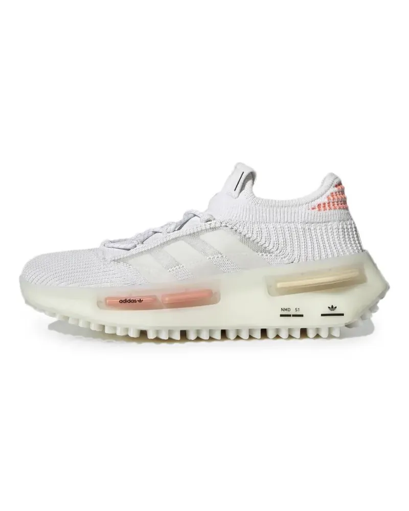 adidas NMD S1 "Cloud White/Off White/Coral Fusion" sneakers - Weiß Weiß