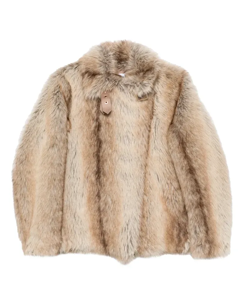 CENERE GB Jacke aus Faux Fur - Nude Nude