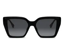 Sonnenbrille mit eckigem Gestell - Schwarz