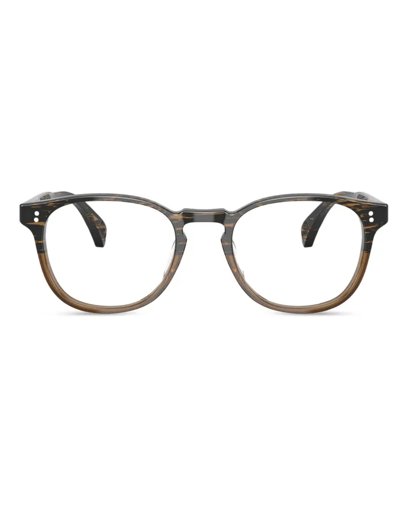Oliver Peoples Finley Esq. round-frame glasses - Braun Braun
