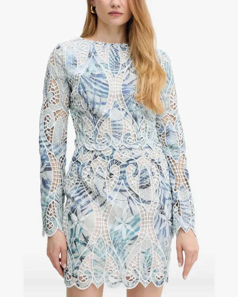Guess Minikleid aus Spitze - Blau Blau