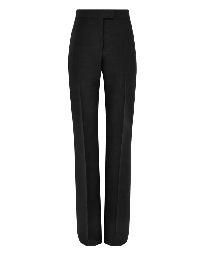 Ferragamo Hose aus Faille - Schwarz Schwarz