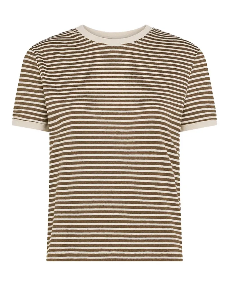 Seventy Gestreiftes T-Shirt - Braun Braun