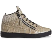 Frankie Sneakers mit Kroko-Effekt