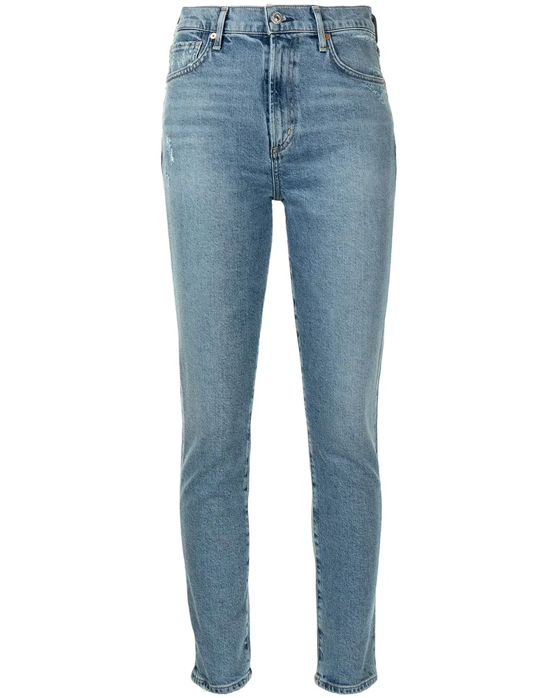 Citizens of humanity Olivia Jeans mit schmalem Bein - Blau Blau