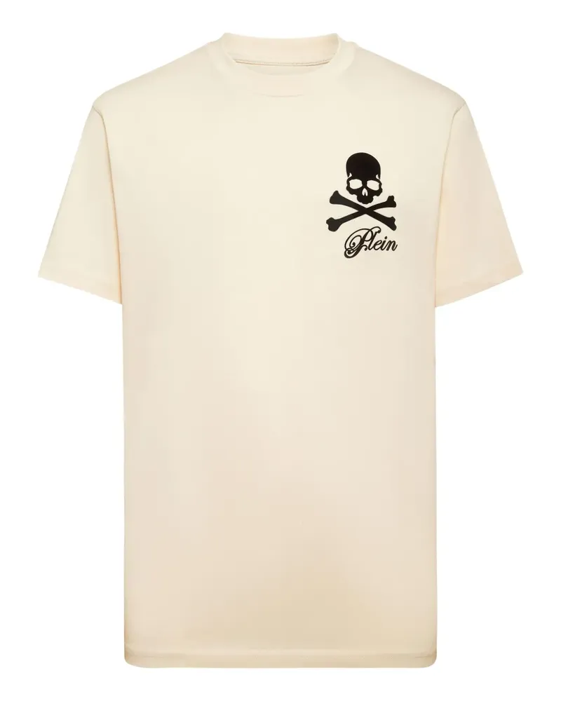 Philipp Plein T-Shirt mit Totenkopf-Print - Nude Nude