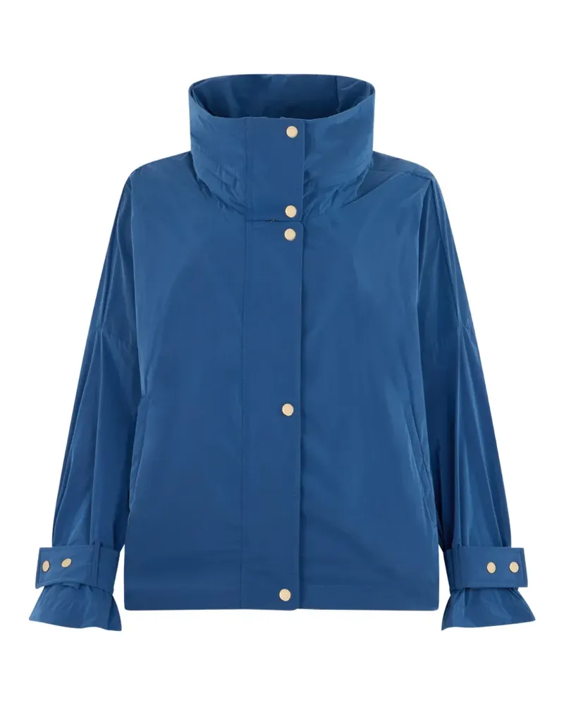 MOORER high-collar button jacket - Blau Blau