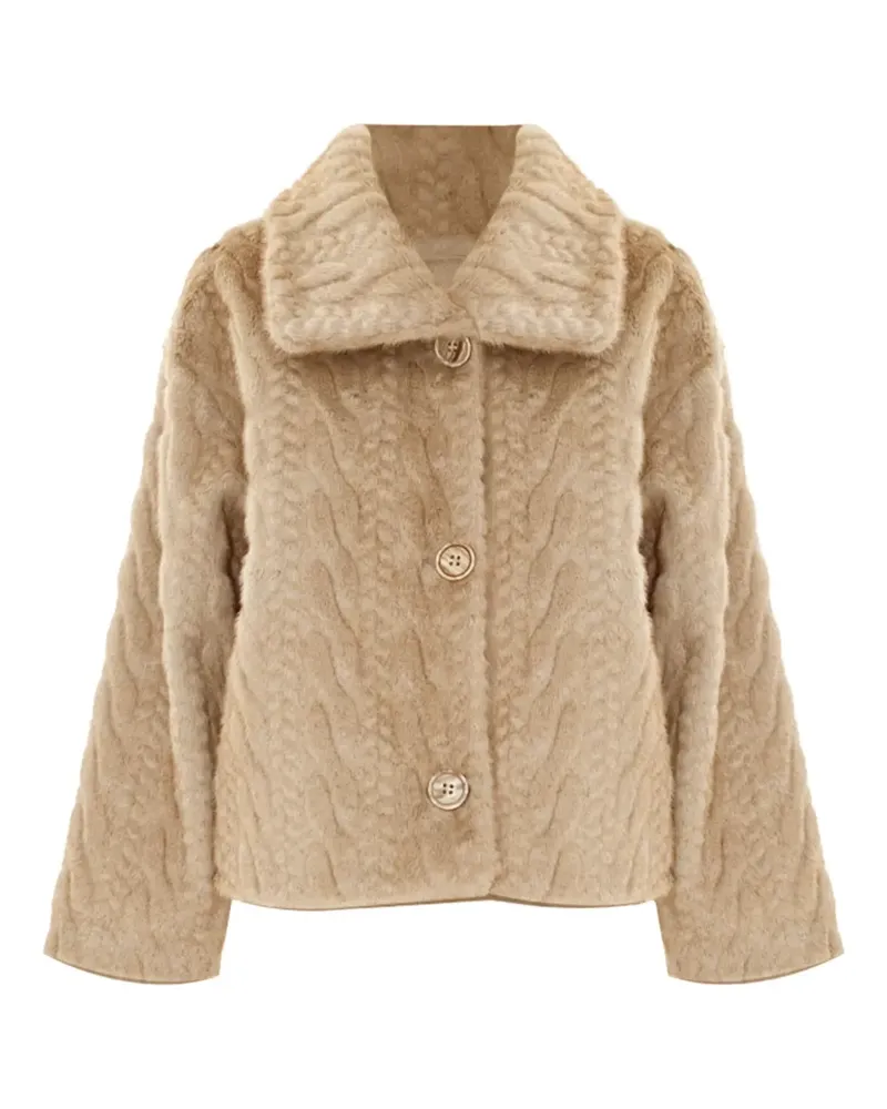 Kocca Gestrickte Marielies Jacke - Nude Nude