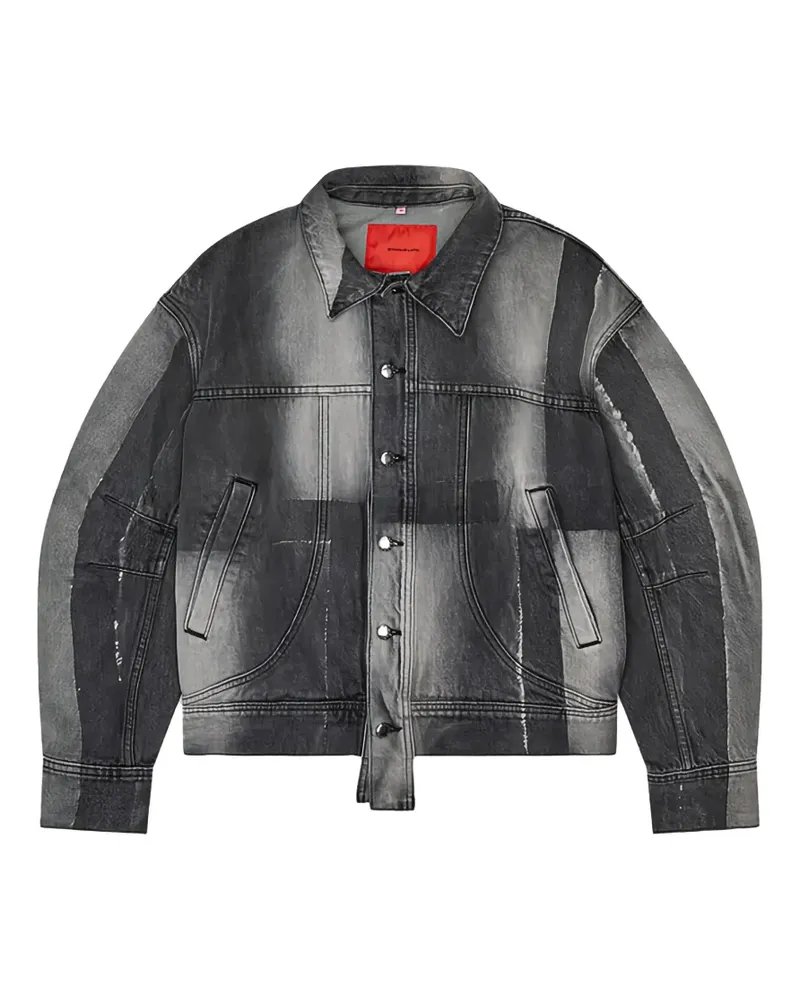 Eckhaus Latta Jacke im Patchwork-Look - Grau Grau