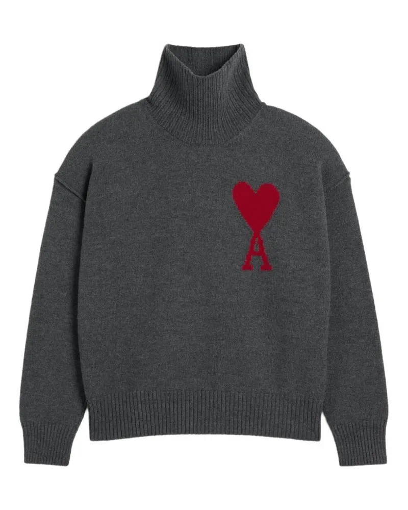 AMI Paris Ami de Coeur Pullover - Grau Grau
