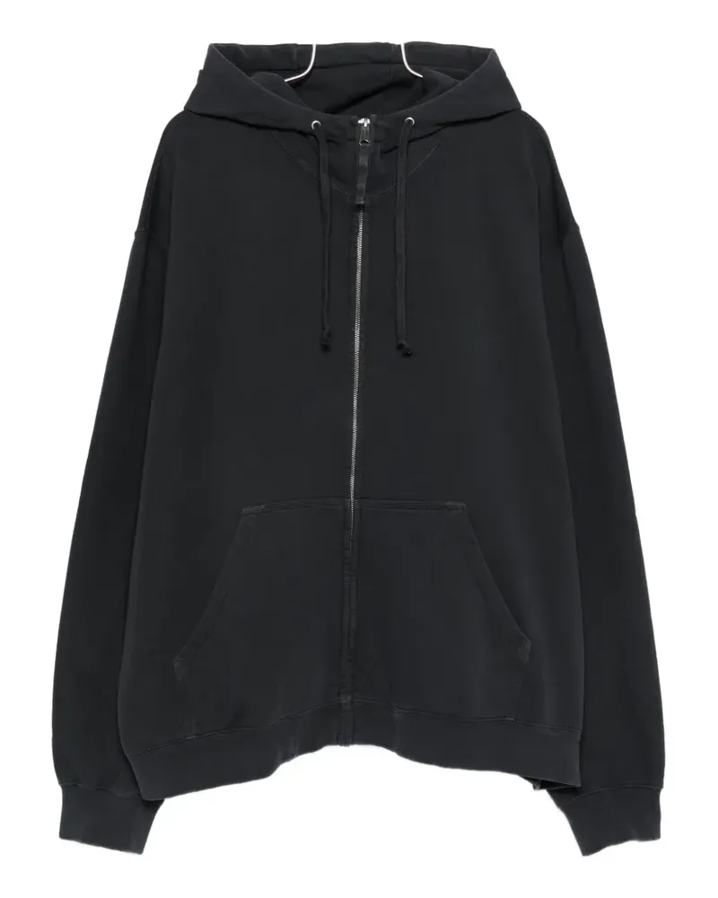 Maison Margiela zip-up hoodie - Schwarz Schwarz