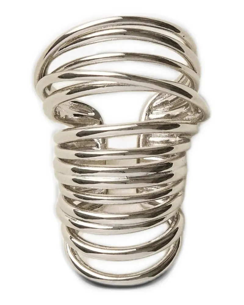 PANCONESI Orbit Ear Cuff mit Band - Silber Silber