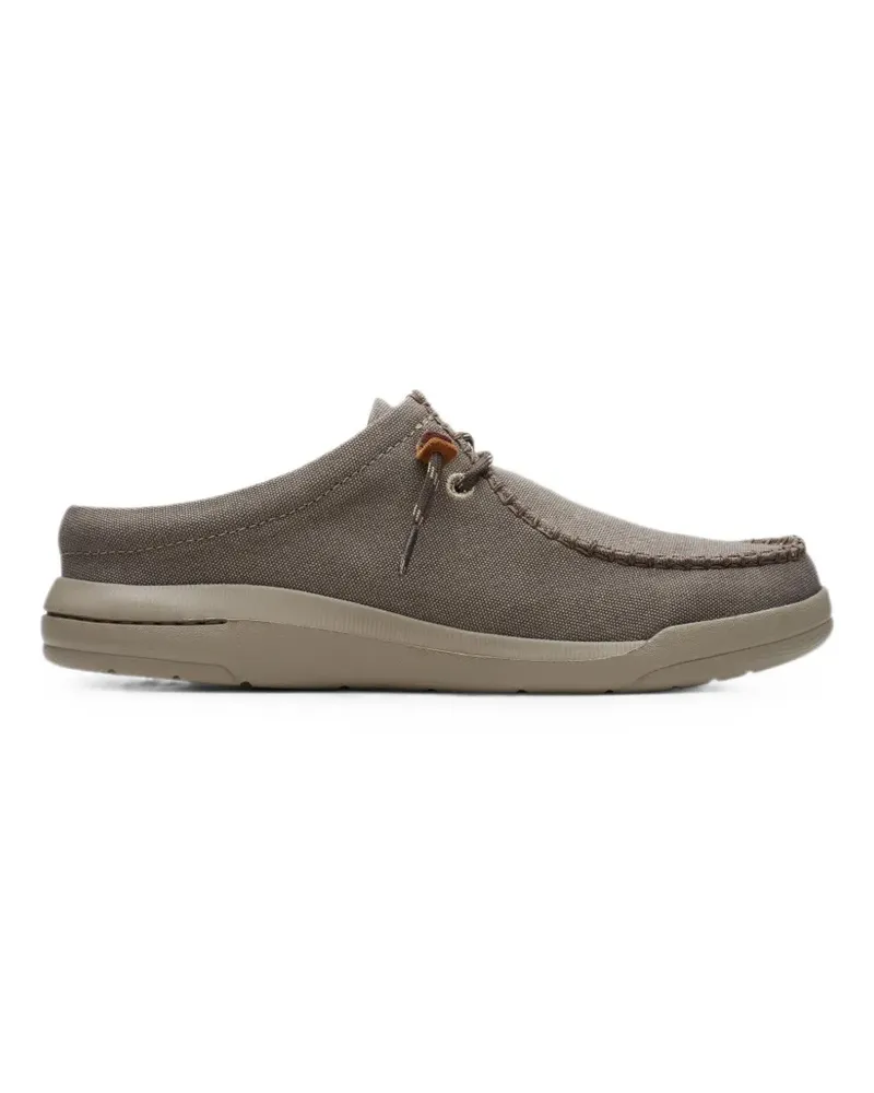 Clarks Driftlite Surf lace-up mules - Nude Nude
