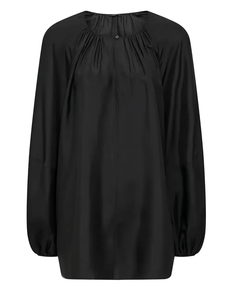 Joseph Bluse mit Faltendetail - Schwarz Schwarz