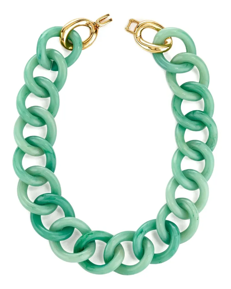 Kenneth Jay Lane Klassische Halskette - Grün Grün