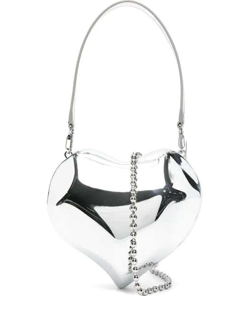 Simon Miller Herzförmige Clutch - Silber Silber
