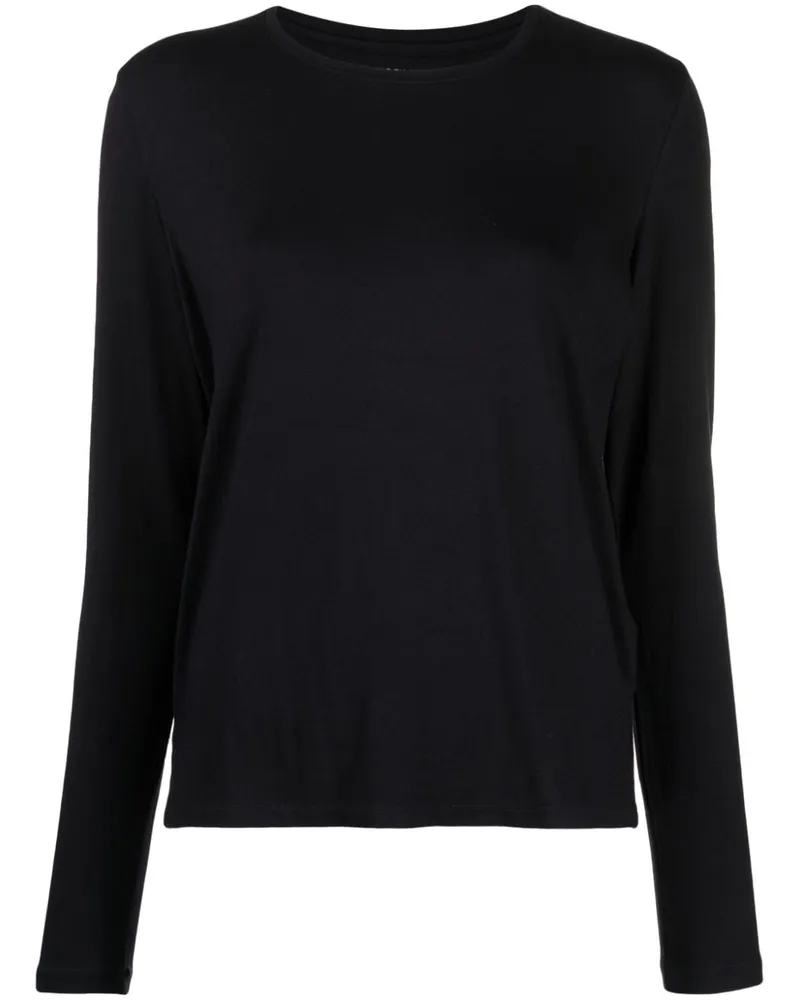 Majestic Pullover mit rundem Ausschnitt - Blau Blau