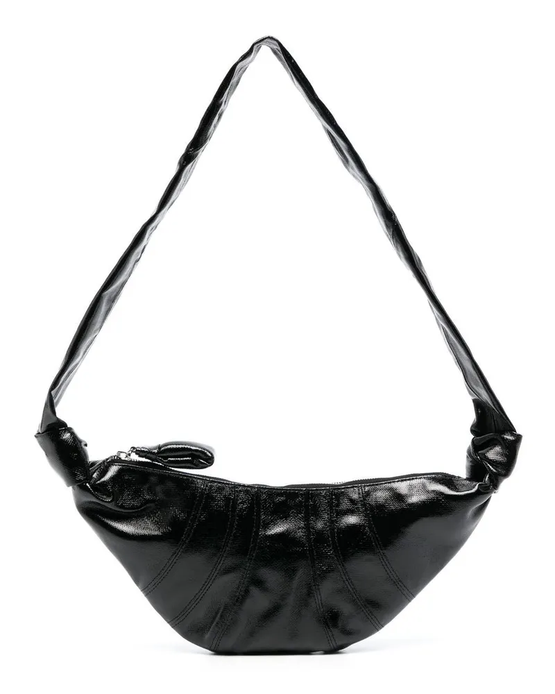 Christophe Lemaire Croissant Schultertasche Schwarz