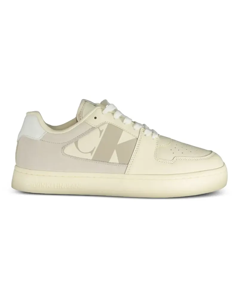 Calvin Klein Sneakers mit Logo-Print - Nude Nude