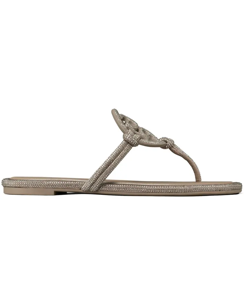 Tory Burch Miller Pantoletten - Nude Nude
