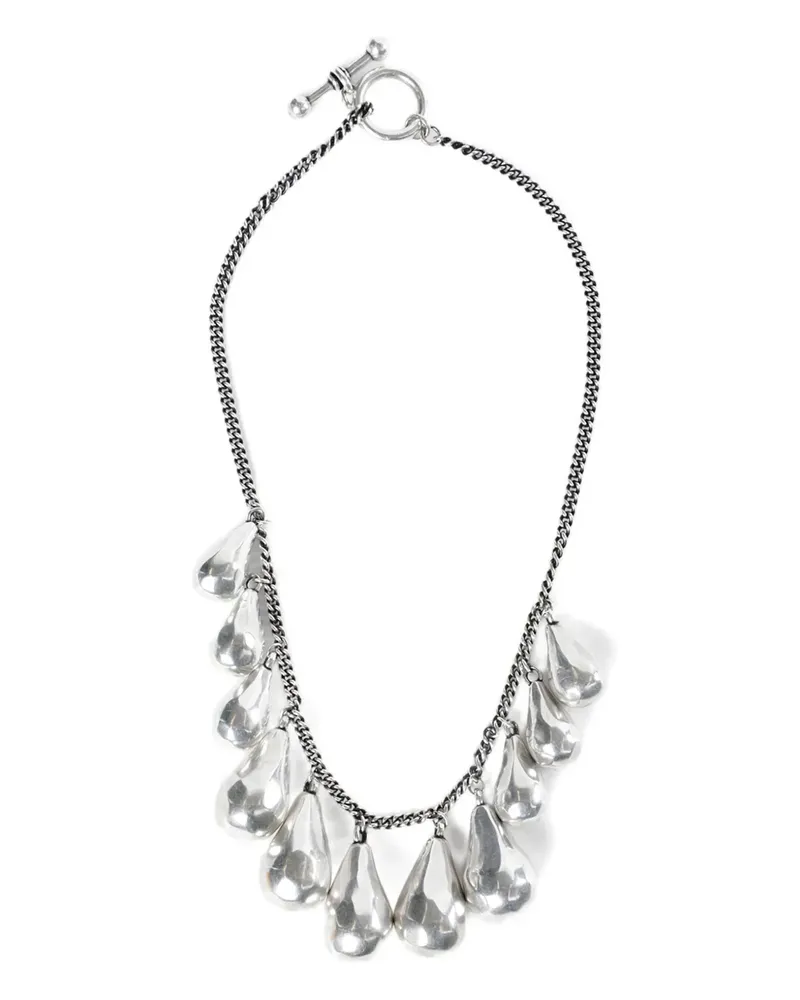 Ann Demeulemeester Cita Drops Halskette - Silber Silber