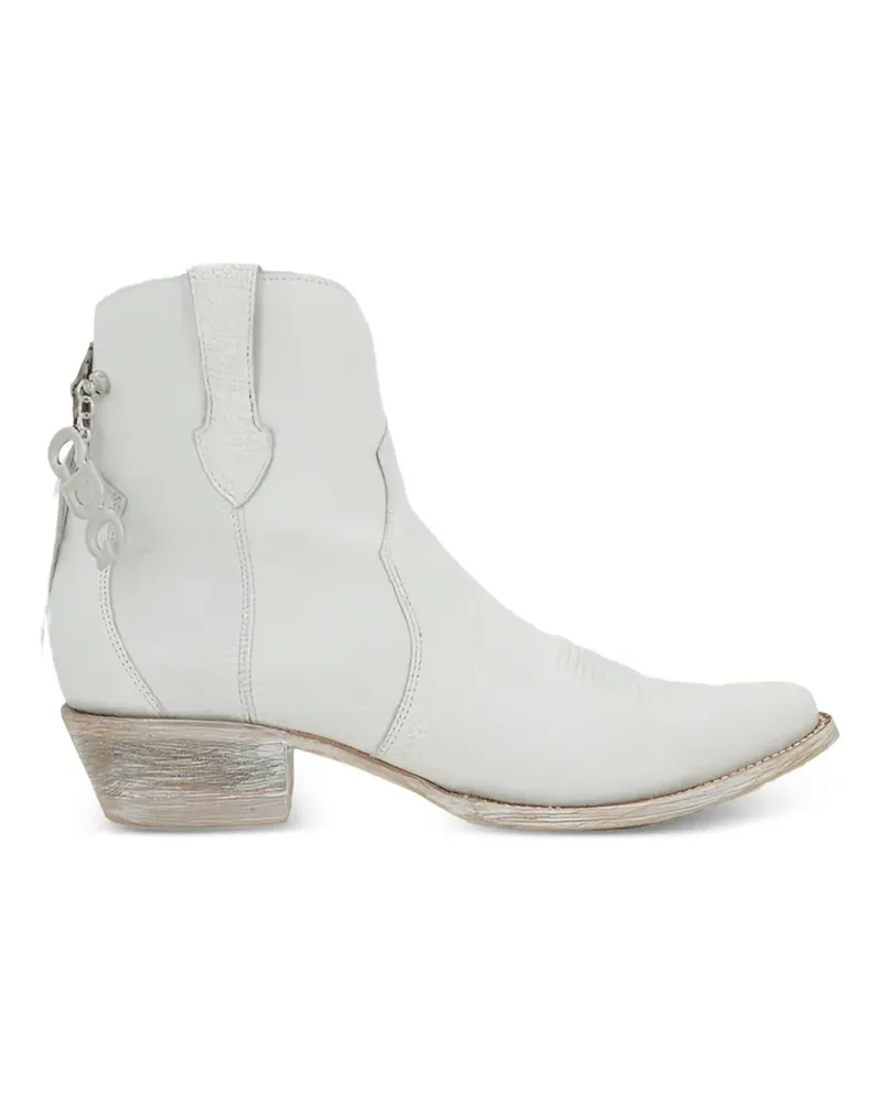 Comme des Garçons x Mexicana Stiefeletten mit Logo-Anhänger - Weiß Weiß