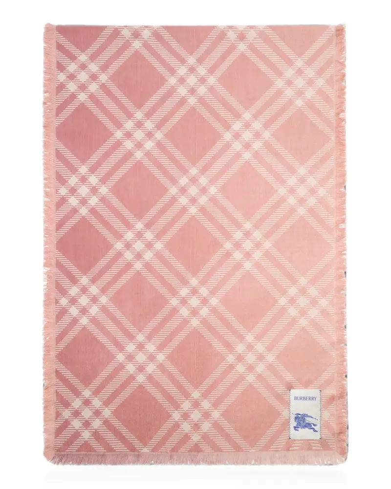 Burberry Check Schal mit Farbverlauf - Rosa Rosa