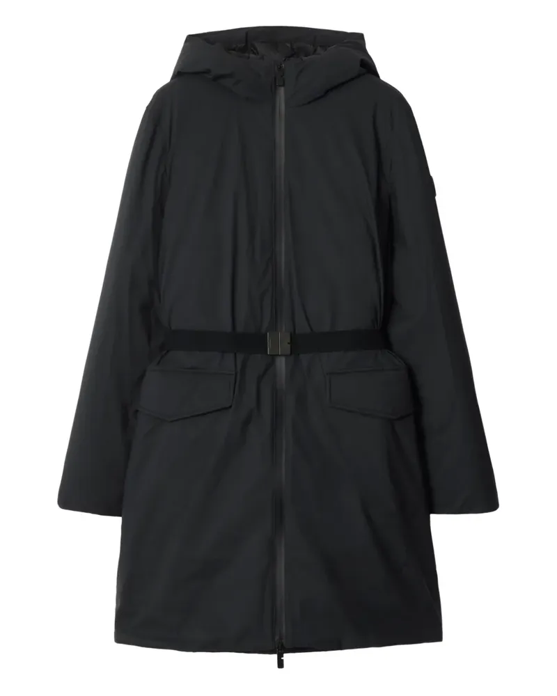 Burberry Ripstop-Kapuzenmantel - Schwarz Schwarz
