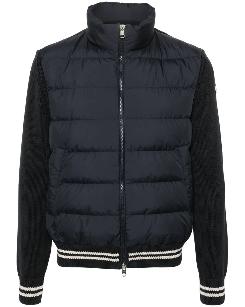Moncler Jacke mit Dauneneinsätzen - Blau Blau