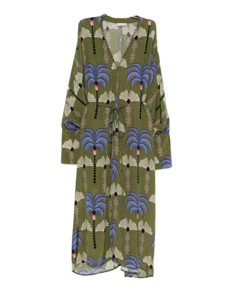 Anjuna Cassandra palm-print maxi dress - Grün Grün