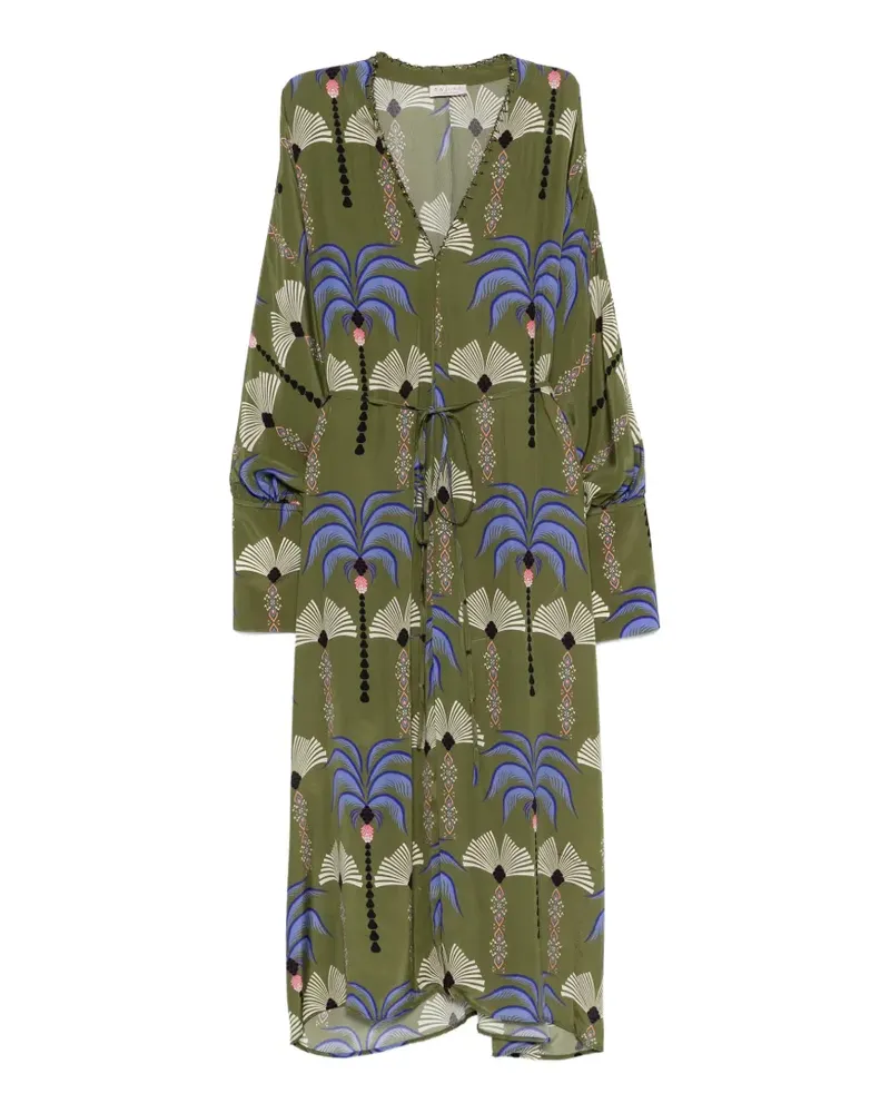 Anjuna Cassandra palm-print maxi dress - Grün Grün