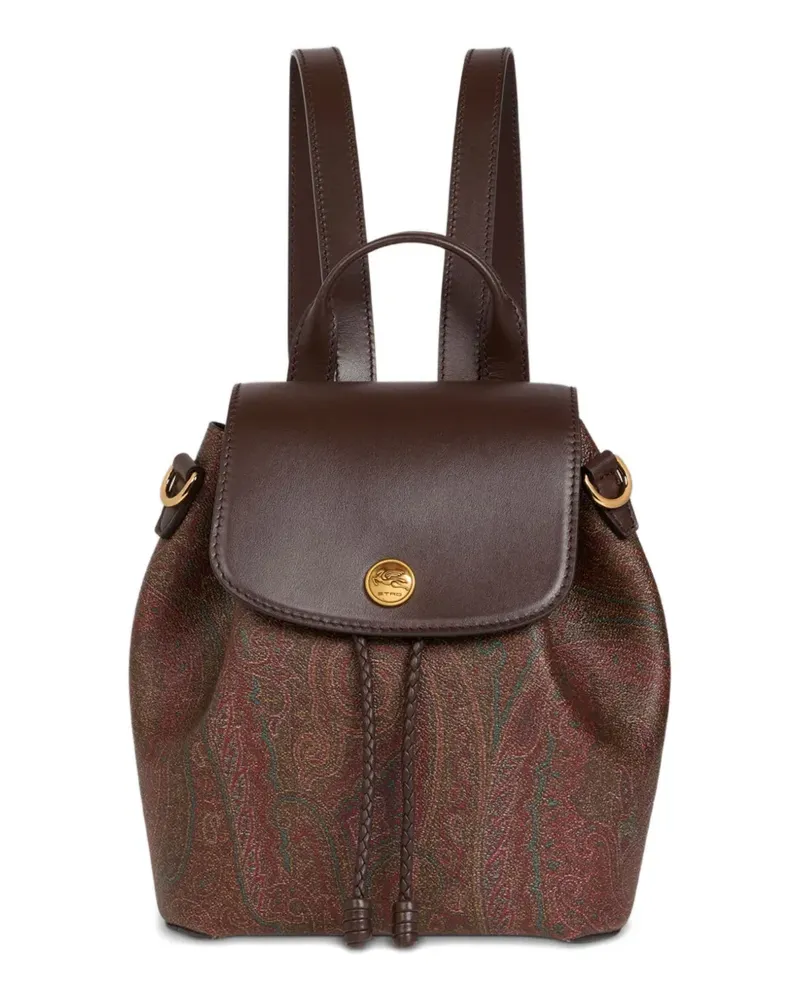 Etro small Arnica paisley backpack - Braun Braun