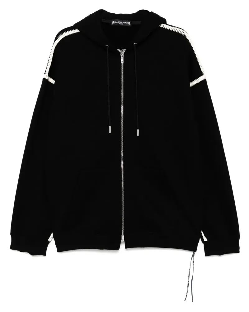 Mastermind World Hoodie mit Logo-Stickerei - Schwarz Schwarz