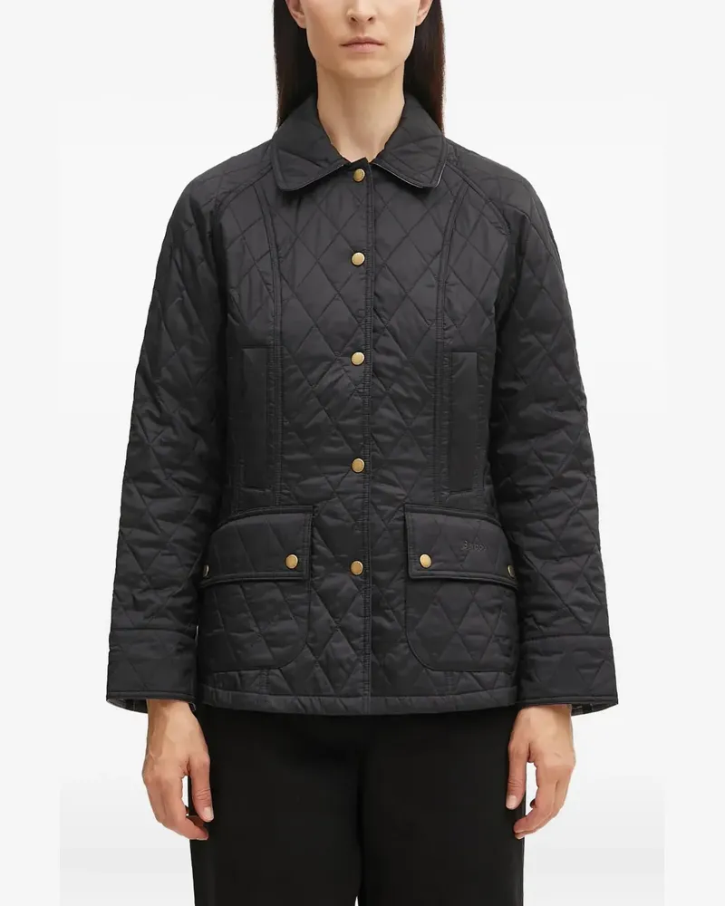 Barbour Gesteppte Beandell Jacke mit Knöpfen - Schwarz Schwarz