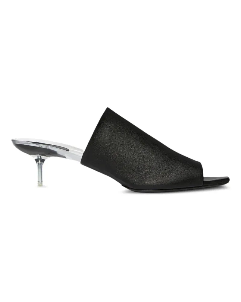 Courrèges Sandalen mit eckiger Spitze - Schwarz Schwarz