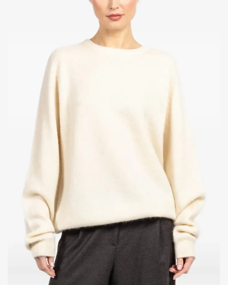 Frenckenberger Pullover mit rundem Ausschnitt - Nude Nude