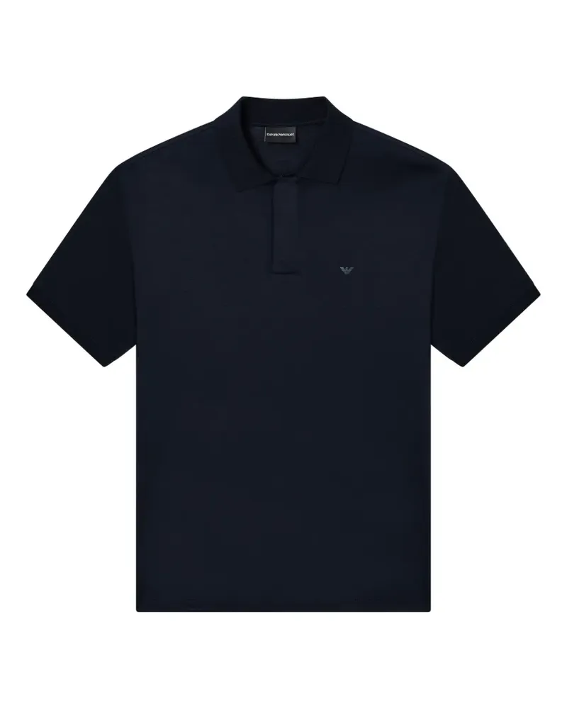 Emporio Armani Poloshirt mit Logo - Schwarz Schwarz