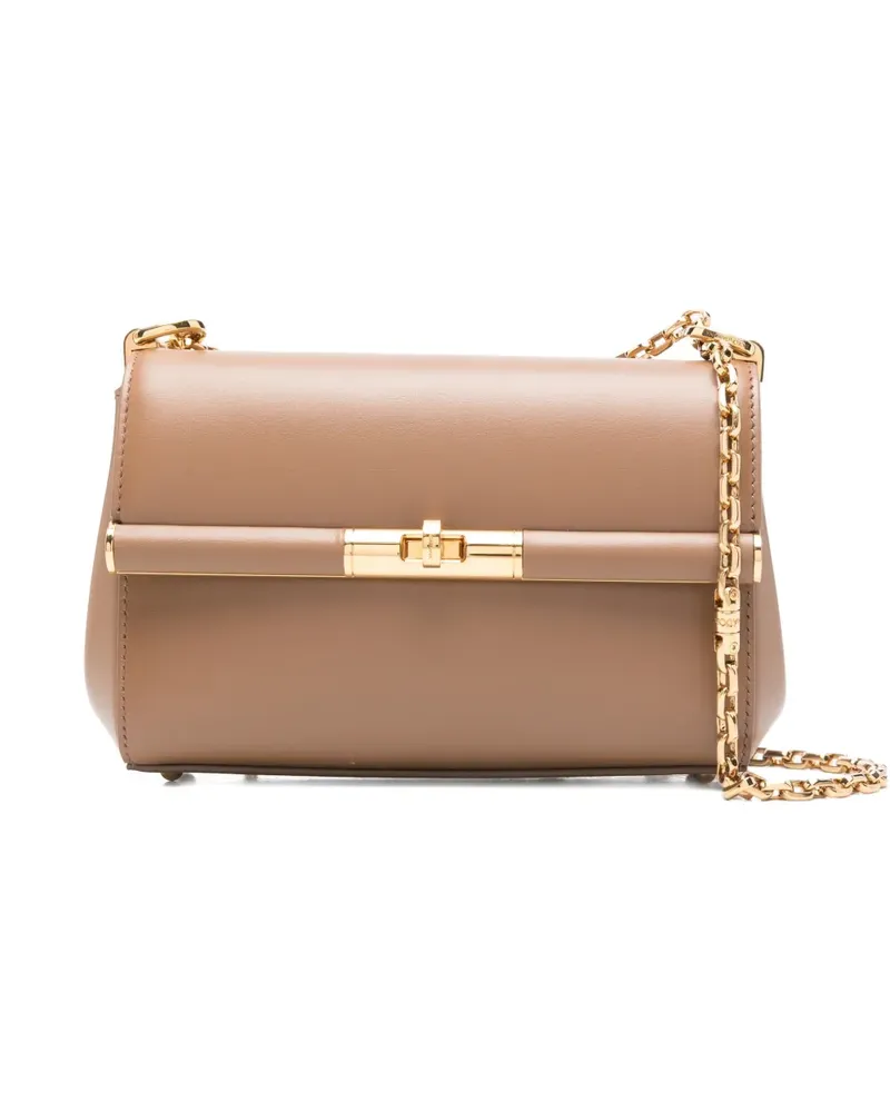 Dolce & Gabbana Schultertasche aus Leder - Braun Braun