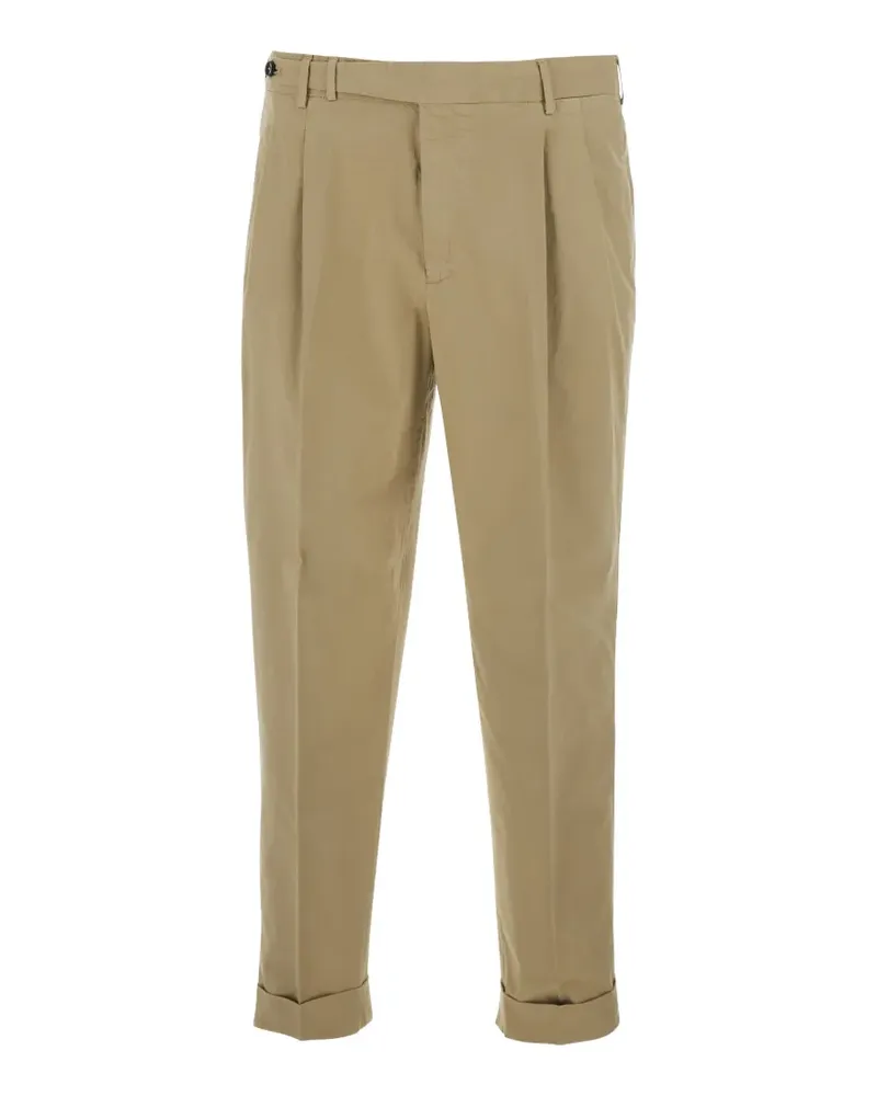 PT TORINO Hose mit Bundfalten - Nude Nude